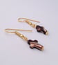 Chocolate Shell Cross Earrings - Image 4