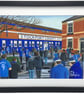 Stockport, Framed & Unframed Fine Art Print County Football FC, Edgeley Pk Gift - Image 1