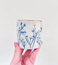 Botanical mug with gold rim  - Image 2