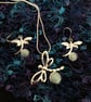 Dragonfly Pendant & Earring Jewellery Set - Image 4