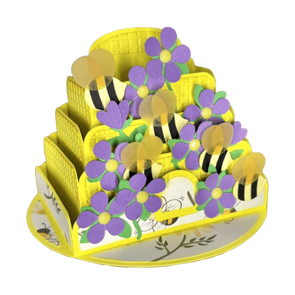 3D Bumble Bee Hive Pop Up Card, Handmade Mother's Day Card