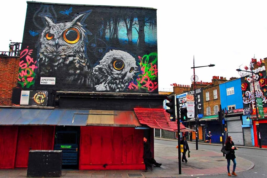 Camden Town Street Art Graffiti London Photograph Print