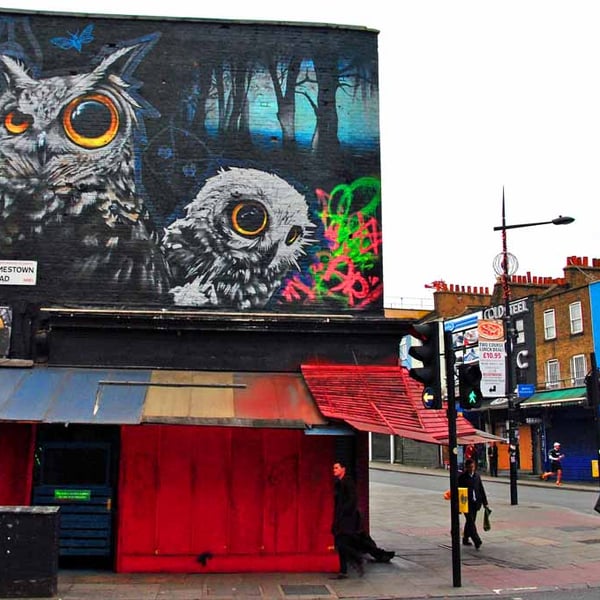 Camden Town Street Art Graffiti London Photograph Print