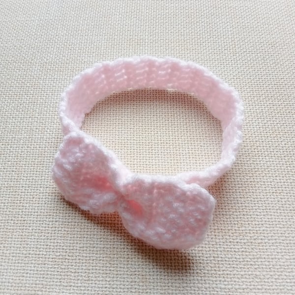 CROCHET PATTERN PDF Baby Pink Headband for Baby