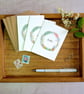 Set of 3 Gardener's Mini Notecards 
