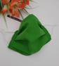 Green large face mask, adjustable,  nose wire,  3 layer.   - Image 5