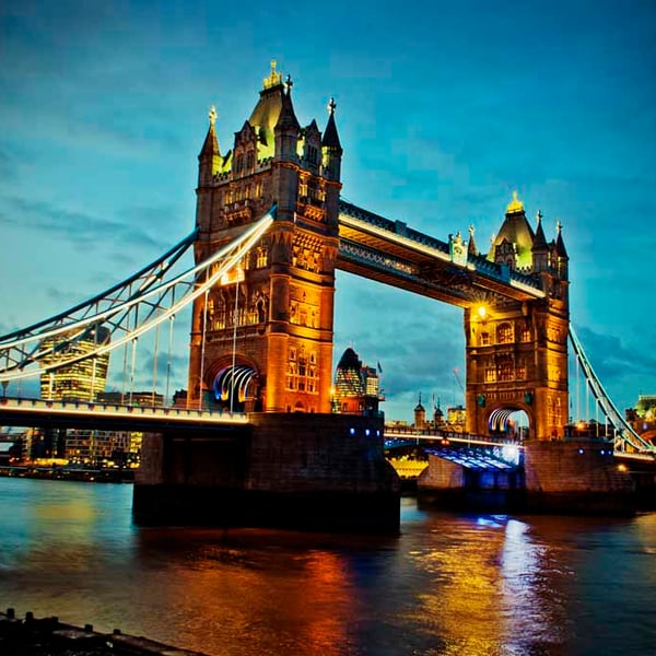 Tower Bridge River Thames London England Photograph Print