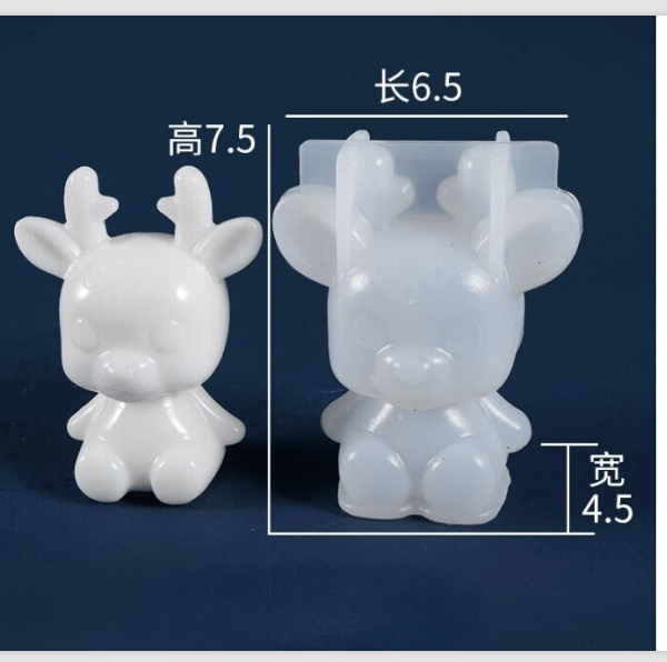 Reindeer 3D Silicone Mould