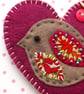 Love Heart Bird Brooch - Image 3