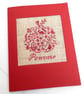 Apple For Teacher, Thank You Petit Point Card - Image 1