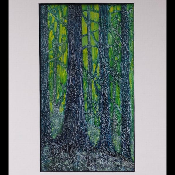 Forest Light, an original framed painting