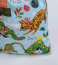Christmas Gift Bags - Grumpy Cats reusable fabric mini sack - Image 2