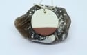 Pendants CHOOSE Colour Necklaces Porcelain & Sterling Silver