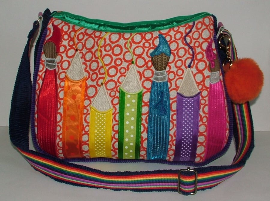 Its all about the colour - Artist Handbag 