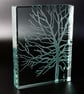 Winter Tree Glass Block - Image 1
