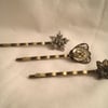 Victorian Style Bobby Pin/Hair Grips x 3