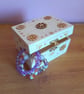 Keepsake box. Engraved big jewelry box.