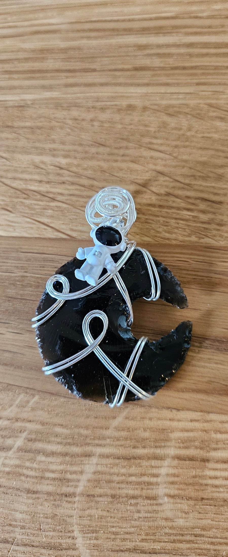Black Obsidian MoonMan Pendant (6)