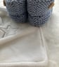 Hand knitted ‘Josh’ Baby Boy’s Booties (0-3 months) - Image 4