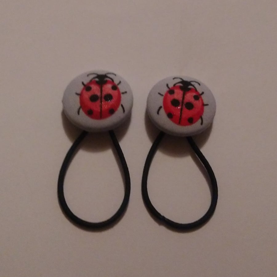 Ladybird Hair Bobble Hair Bands