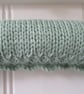 Clothes hanger coat hanger - pale green with crocus flowers - Image 5