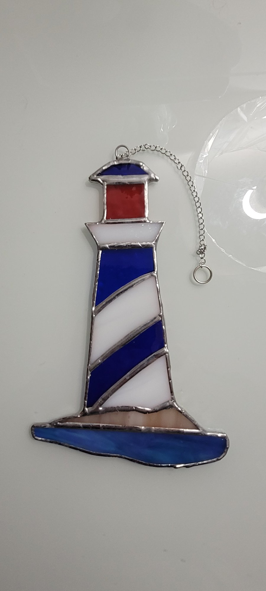 Stained glass lighthouse 