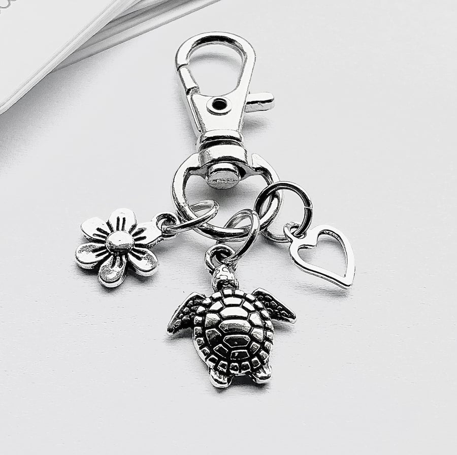 Small Turtle Bag Charm. Turtles. Bag Charm. Bag Charms. Metal Bag Charms. Charms