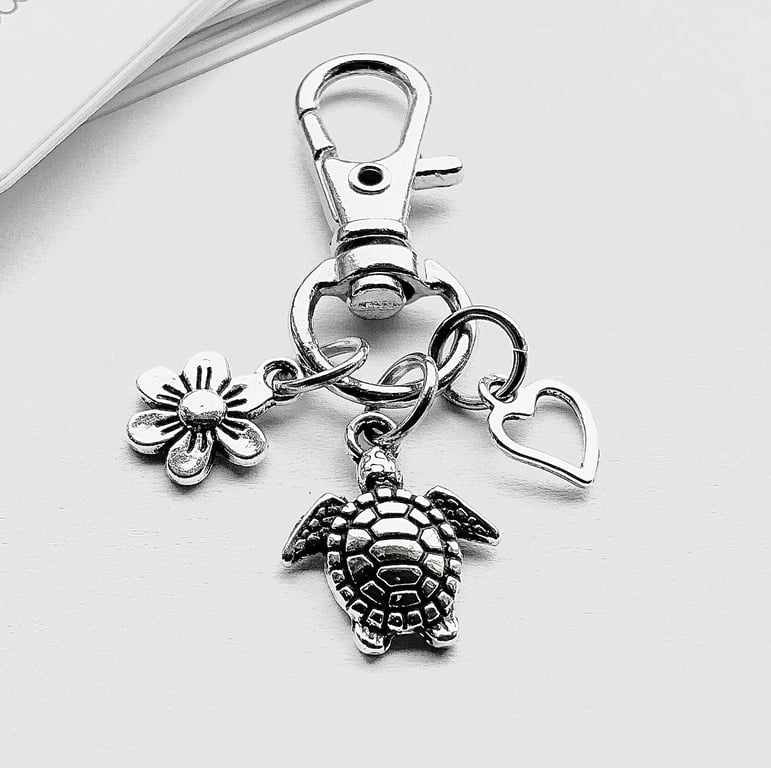 Small Turtle Bag Charm. Turtles. Bag Charm. Bag Charms. Metal Bag Charms. Charms