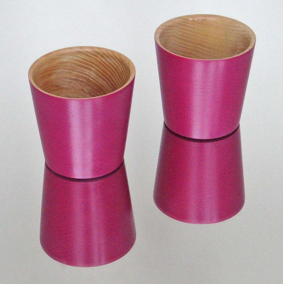 Lacquered cups