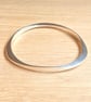 "Bloom" - Hand Forged Sterling Silver Bangle - Made to any size - Handmade - Image 7