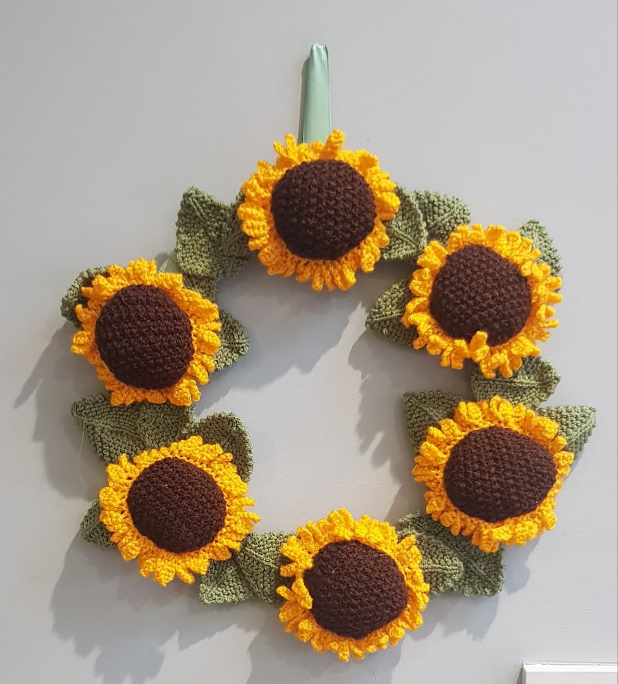 Sunflower wreath
