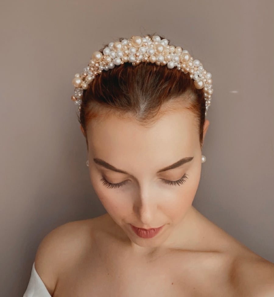 The Catherine - Exquisite vintage tiara- Bridal headdress- Brides tiara