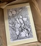 Monochrome Singular Print Eco Friendly Unique Gifts signed picture Spoons - Image 8