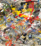 Abstract Painting 40 x 30cm by Peter Taylor - Image 4