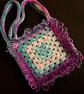 Hand Crocheted Shoulder Bag - Image 1