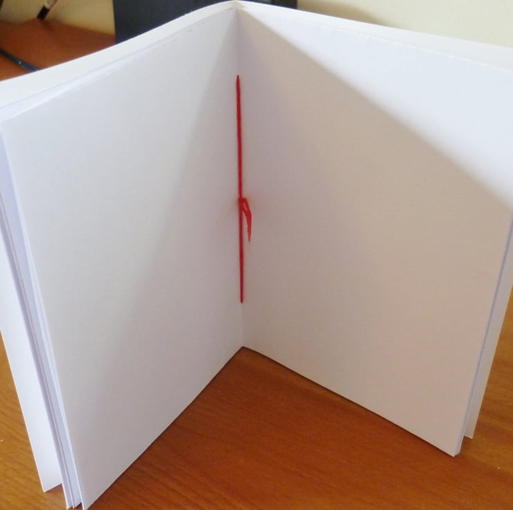 Collaged Hearts Notebook - Folksy