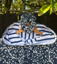 Blue and white tree patterned hoodie Size 12-14 (with matching scrunchie) - Image 2
