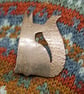 copper fox brooch