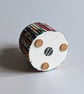 Rainbow Bud Vase, Paint Splatter Design - Image 5