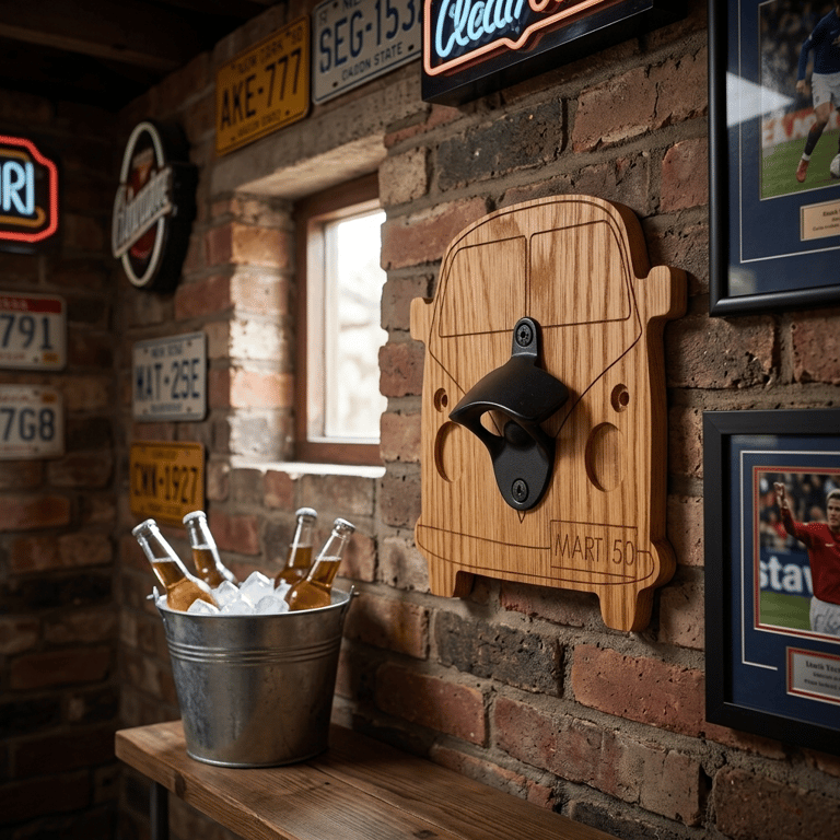 Wall Mounted Personalised Bottle Opener