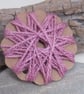 10m Natural Cochineal Dye Thick Tussah Silk Embroidery Thread - Image 2