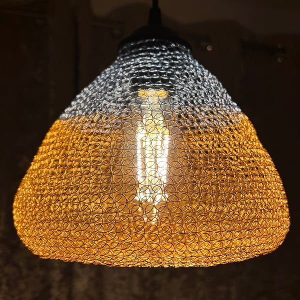 handmade lampshade customize wire lampshade craft pendant lamp