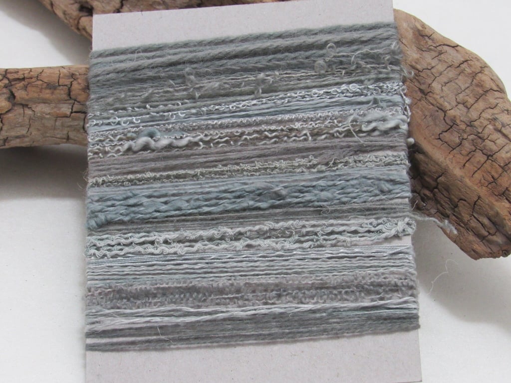 Large Alkanet Natural Dye Slate Blue Textured Thread Pack