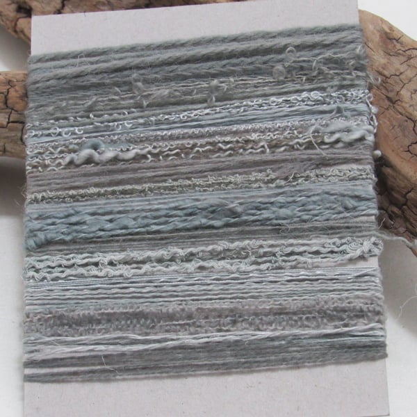 Large Alkanet Natural Dye Slate Blue Textured Thread Pack