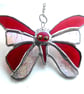 Birthstone Butterfly Suncatcher Stained Glass Ruby July - Image 2
