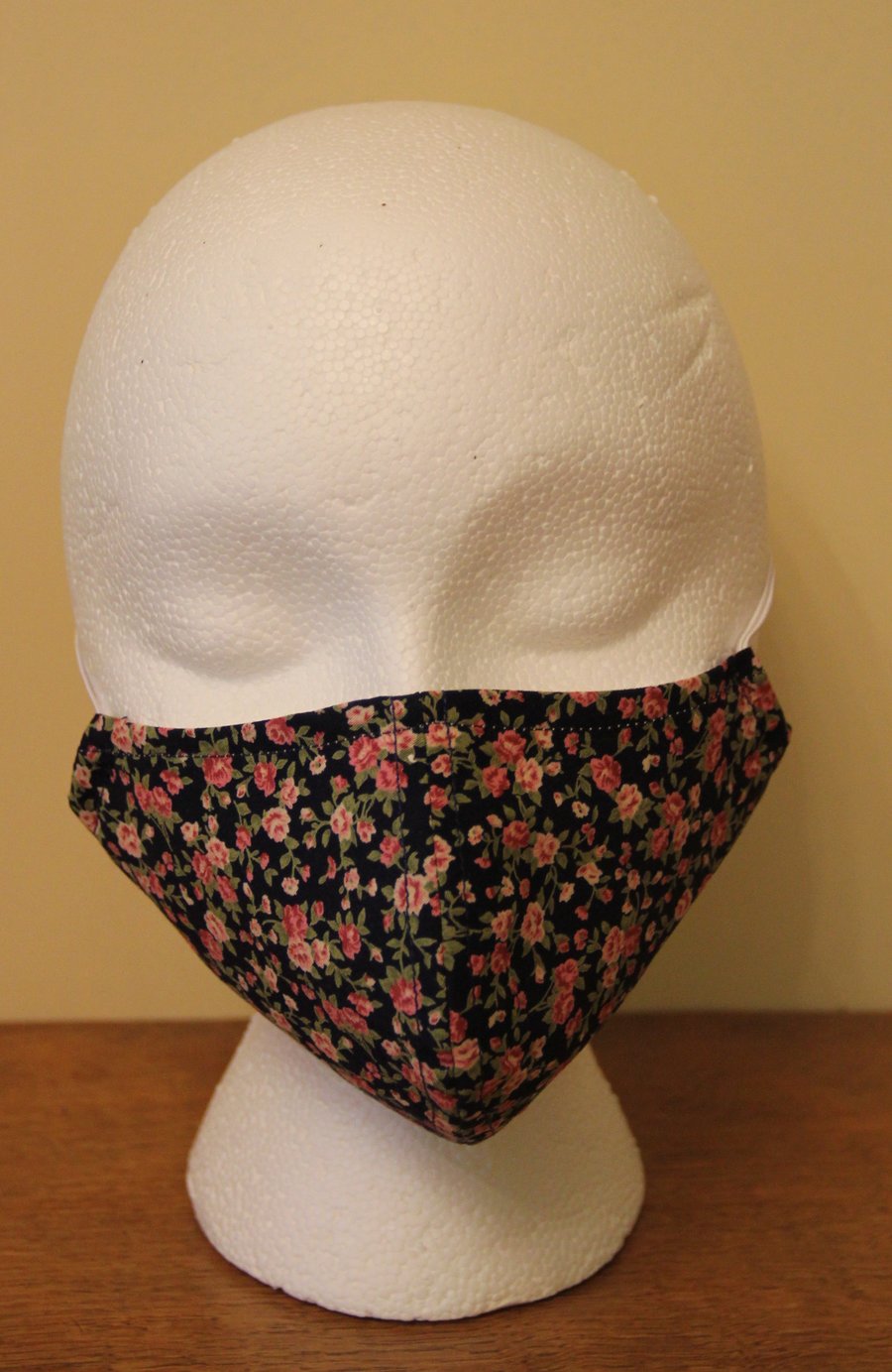 Blue and Pink Floral Adult's Face Covering