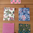 Block Print Cards Set of 5