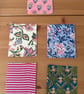 Block Print Cards Set of 5