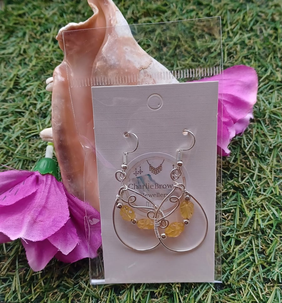 Citrine earrings 
