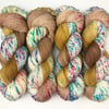 Hand Dyed Yarn: 4ply Merino Nylon - Orla 